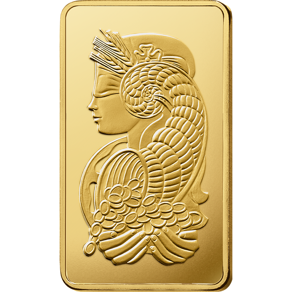 Lady Fortuna™ Gold Minted Bar - 250g