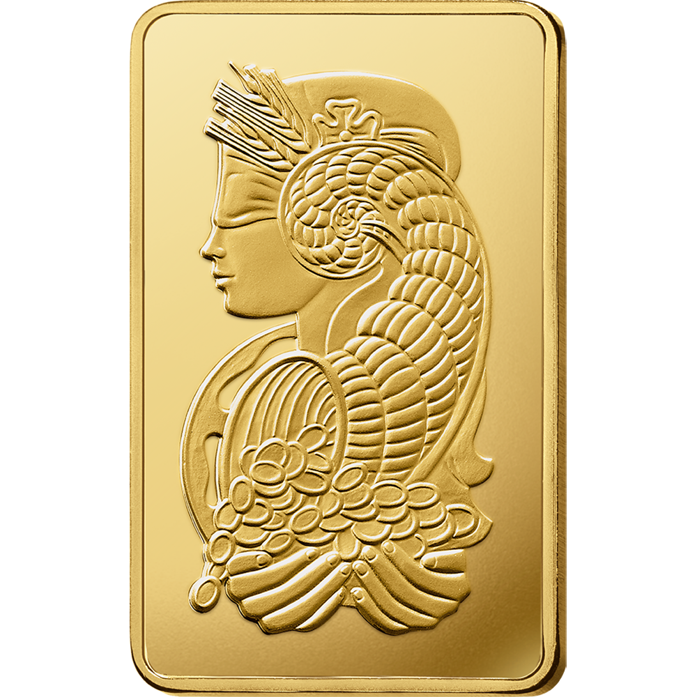 Lady Fortuna™ Gold Minted Bar - 500g