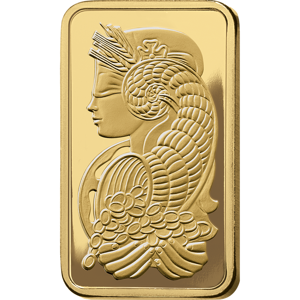 Lady Fortuna™ Gold Bar — 100g