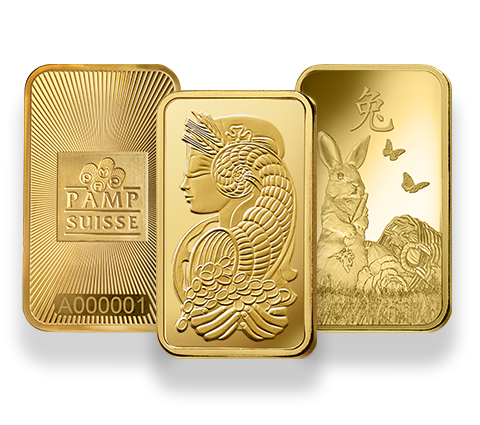 Minted Gold Bars